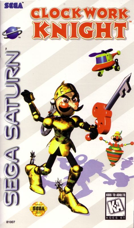 Clockwork Knight box art for Sega Saturn